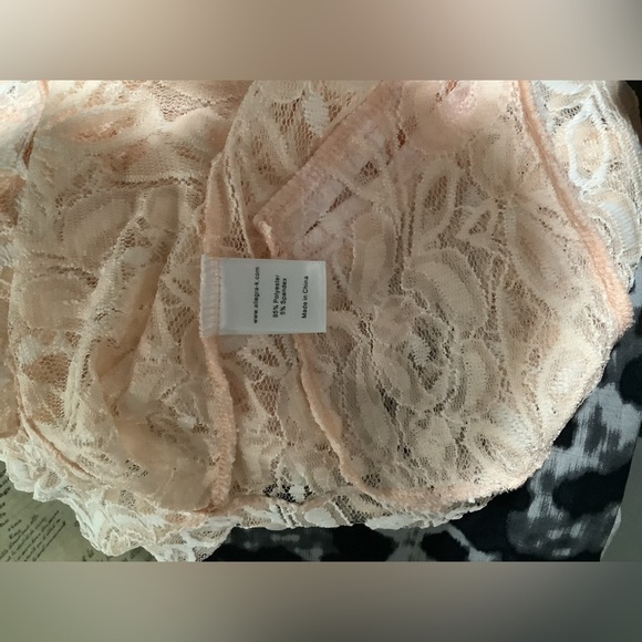 Allegra K Lace Blazer - Light Pink - Picture 7 of 7